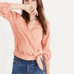 MADEWELL Coral Star Scatter Wrap‎ Top Medium